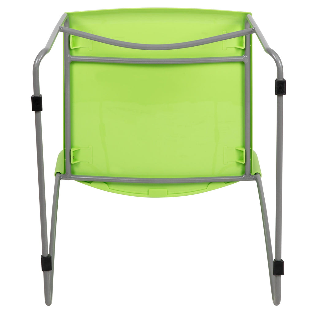 FLASH Hercules Series Stack Chair Air-Vent Back Powder Coated Sled Base