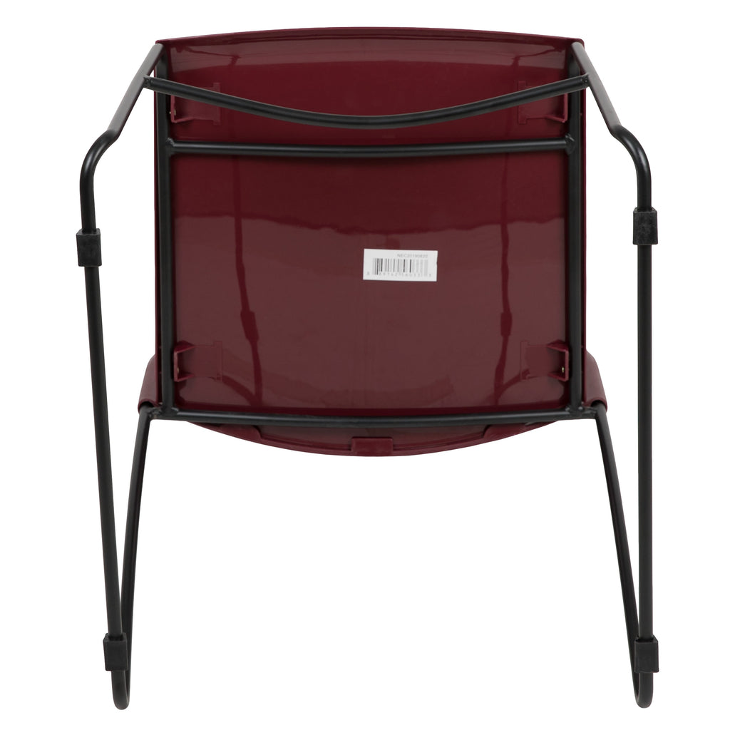 FLASH Hercules Series Stack Chair Air-Vent Back Powder Coated Sled Base