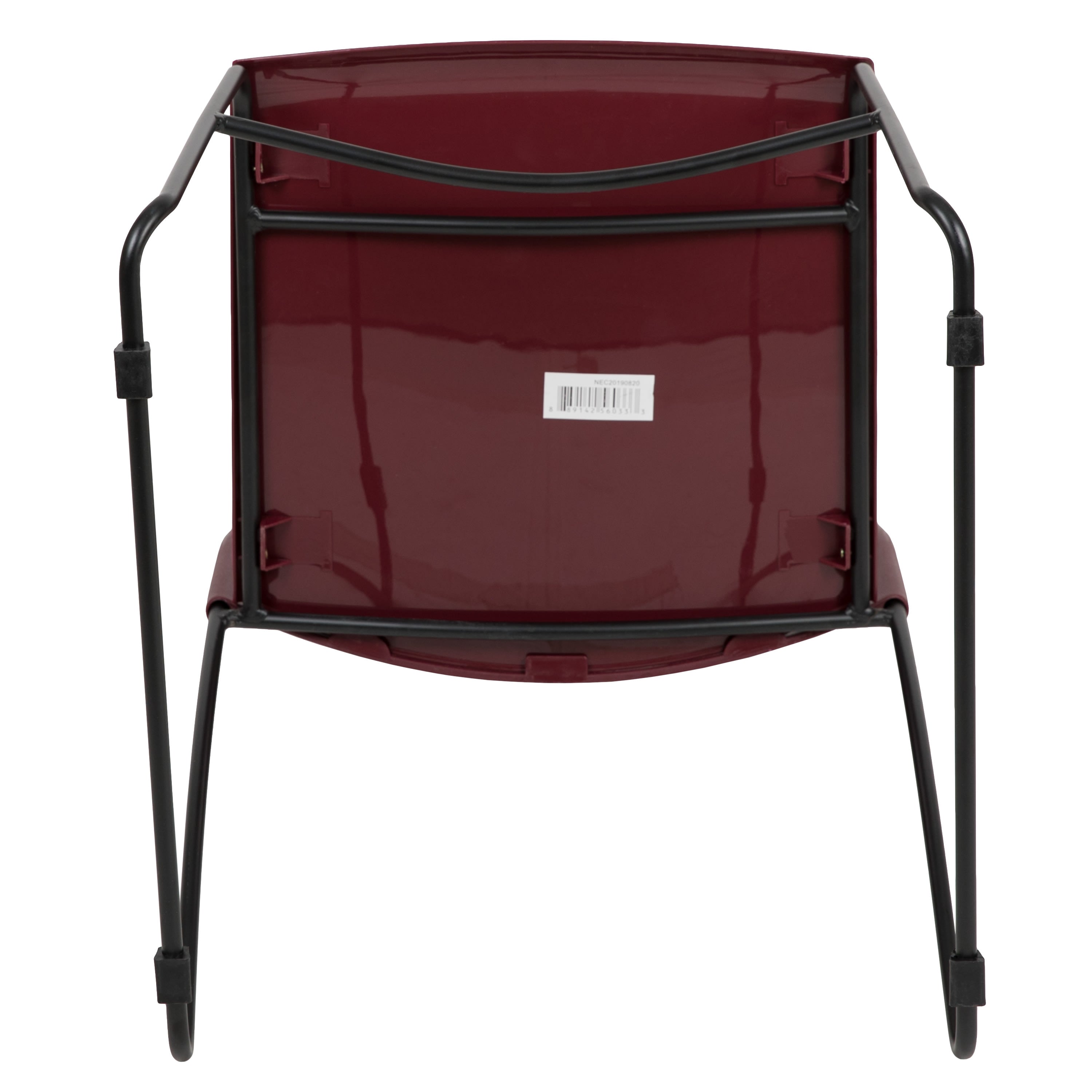 FLASH Hercules Series Stack Chair Air-Vent Back Powder Coated Sled Base