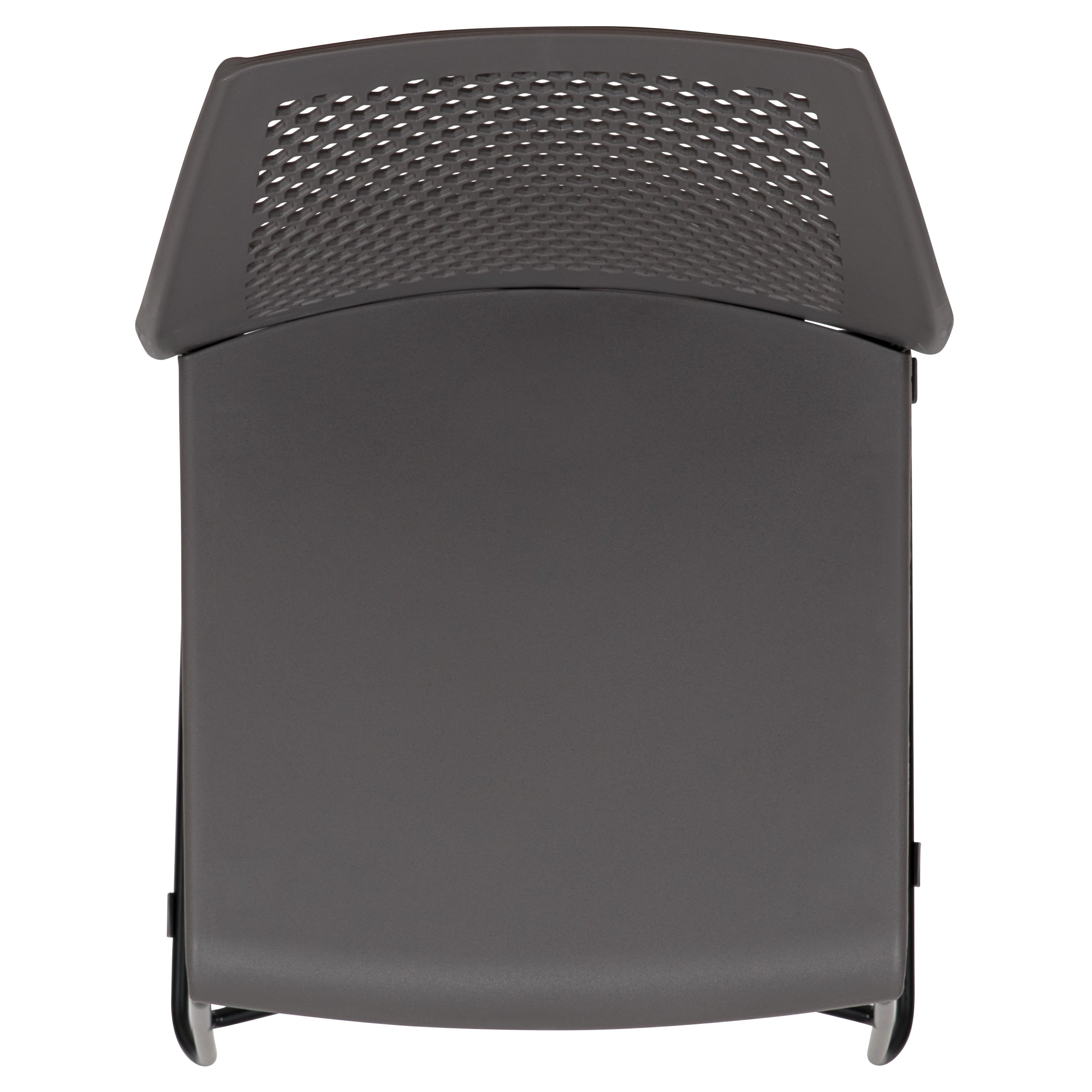 FLASH Hercules Series Stack Chair Air-Vent Back Powder Coated Sled Base