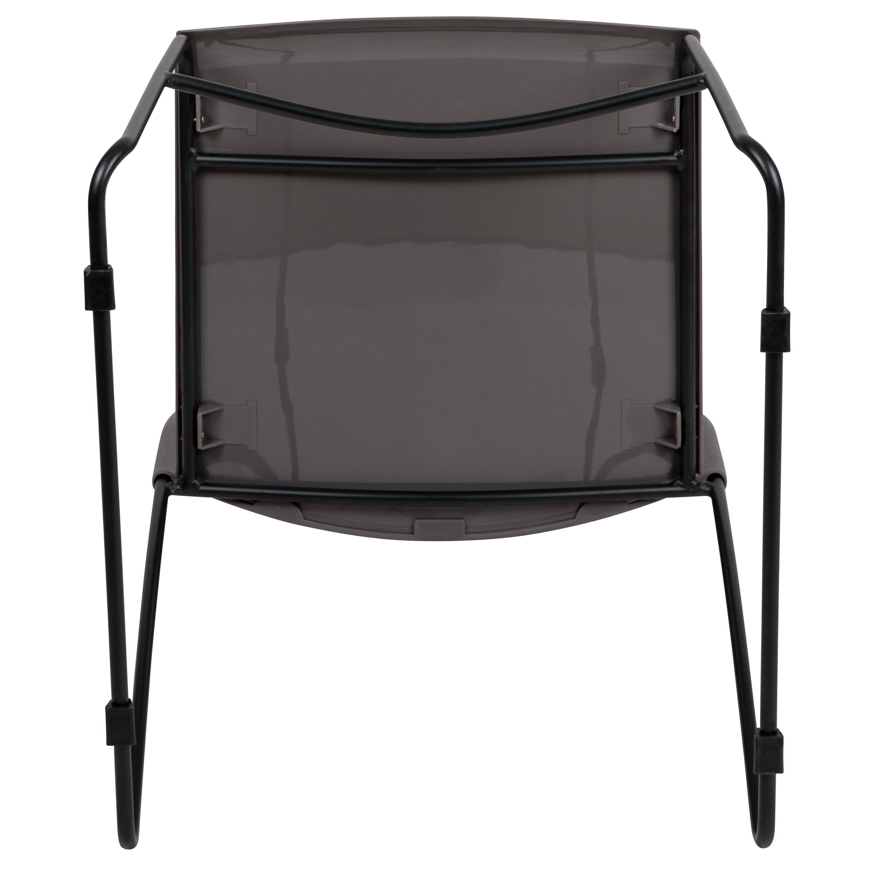 FLASH Hercules Series Stack Chair Air-Vent Back Powder Coated Sled Base