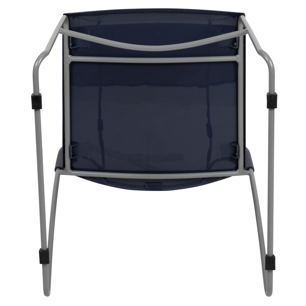 FLASH Hercules Series Stack Chair Air-Vent Back Powder Coated Sled Base