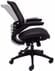 Modern Office ElastiMesh Ergonomic Office Chair Flip-Up Arms