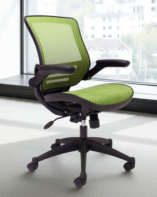 Modern Office ElastiMesh Ergonomic Office Chair Flip-Up Arms